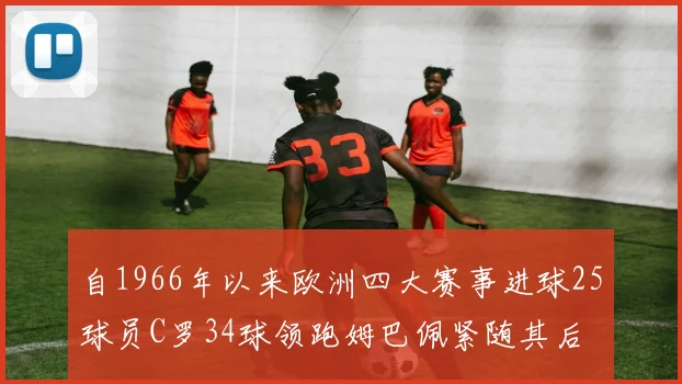 自1966年以来欧洲四大赛事进球25球员C罗34球领跑姆巴佩紧随其后